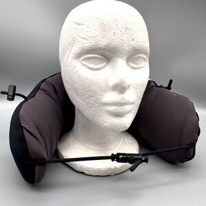 Away Brand Travel Neck Pillow Black Grey